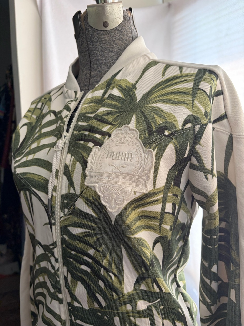 Rare Puma x House of Hackney Palmeral Palm Print Track Jacket EUC - Picture 2 of 12